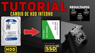 XBOX ONE X | TUTORIAL INSTALACION SSD INTERNO | Resultados HDD vs SSD vs EX SSD