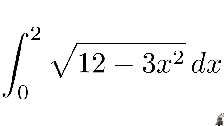 Definite Integral sqrt(12 - 3x^2) MIT Integration Bee Qualifying Exam 2013 Problem #5