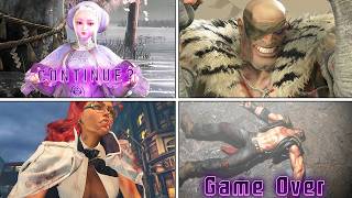 All Game Over & Continue Animations | SF6 Season 1-3