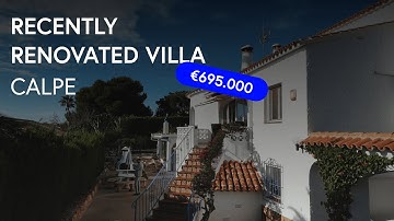 €695,000 Mediterranean Villa in Calpe, Costa Blanca, Spain