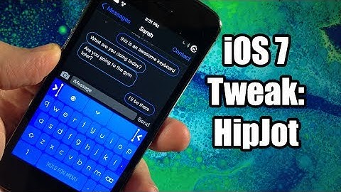 iOS 7 Jailbreak Tweak: HipJot