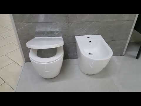 Sanitari Filo Muro A Terra Round Pro Youtube