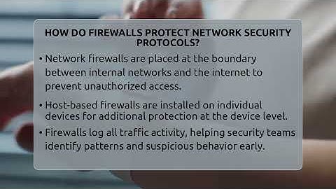 How Do Firewalls Protect Network Security Protocols? - Talking Tech Trends