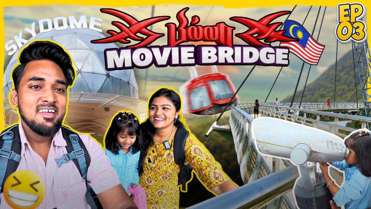 Malaysia Vlog Day 3 | Sky Bridge, 3D Art & Street Food Adventure in Langkawi! 🇲🇾