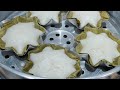 Delicious steamed rice cake  bingkang bisaya pinalutaw using rice flour easy recipe 