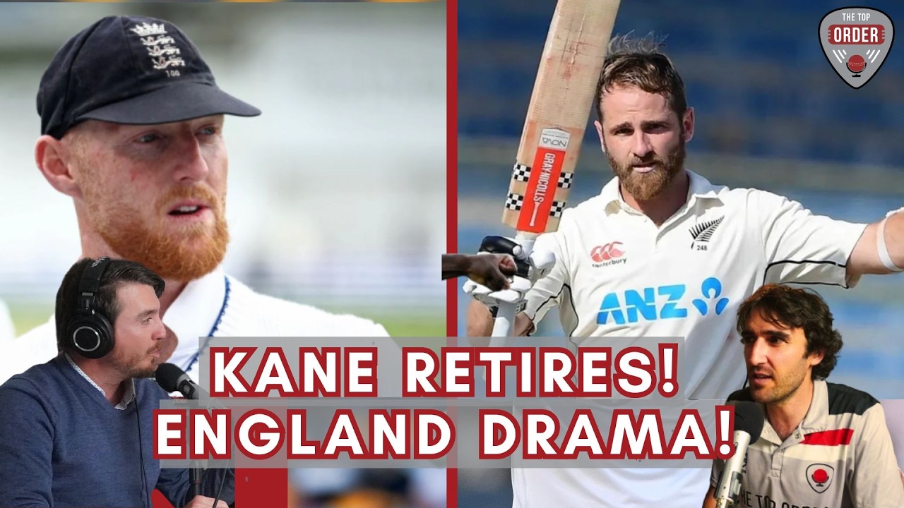 Kane Williamson retires, and Ben Stokes & Gus Atkinson break curfew