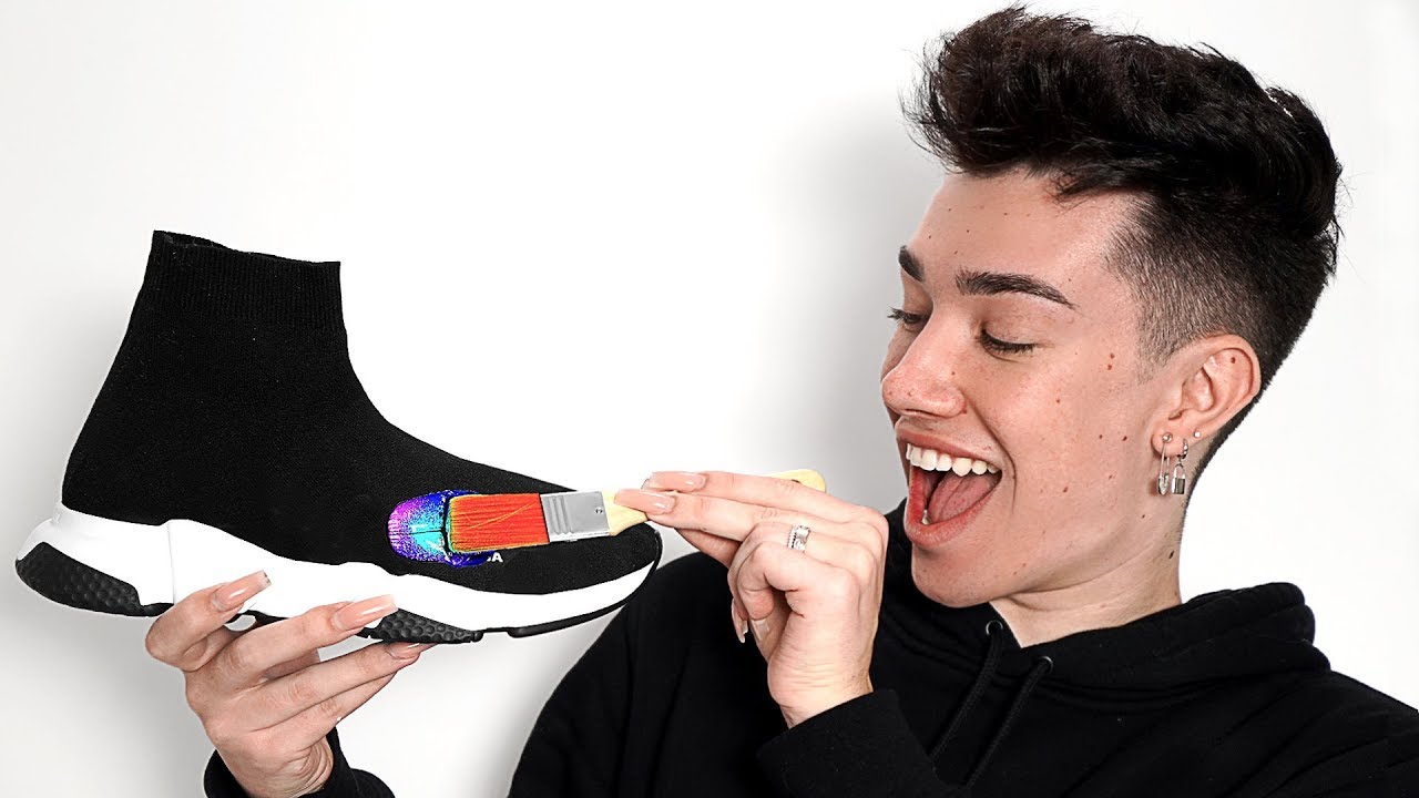 james charles balenciaga shoes