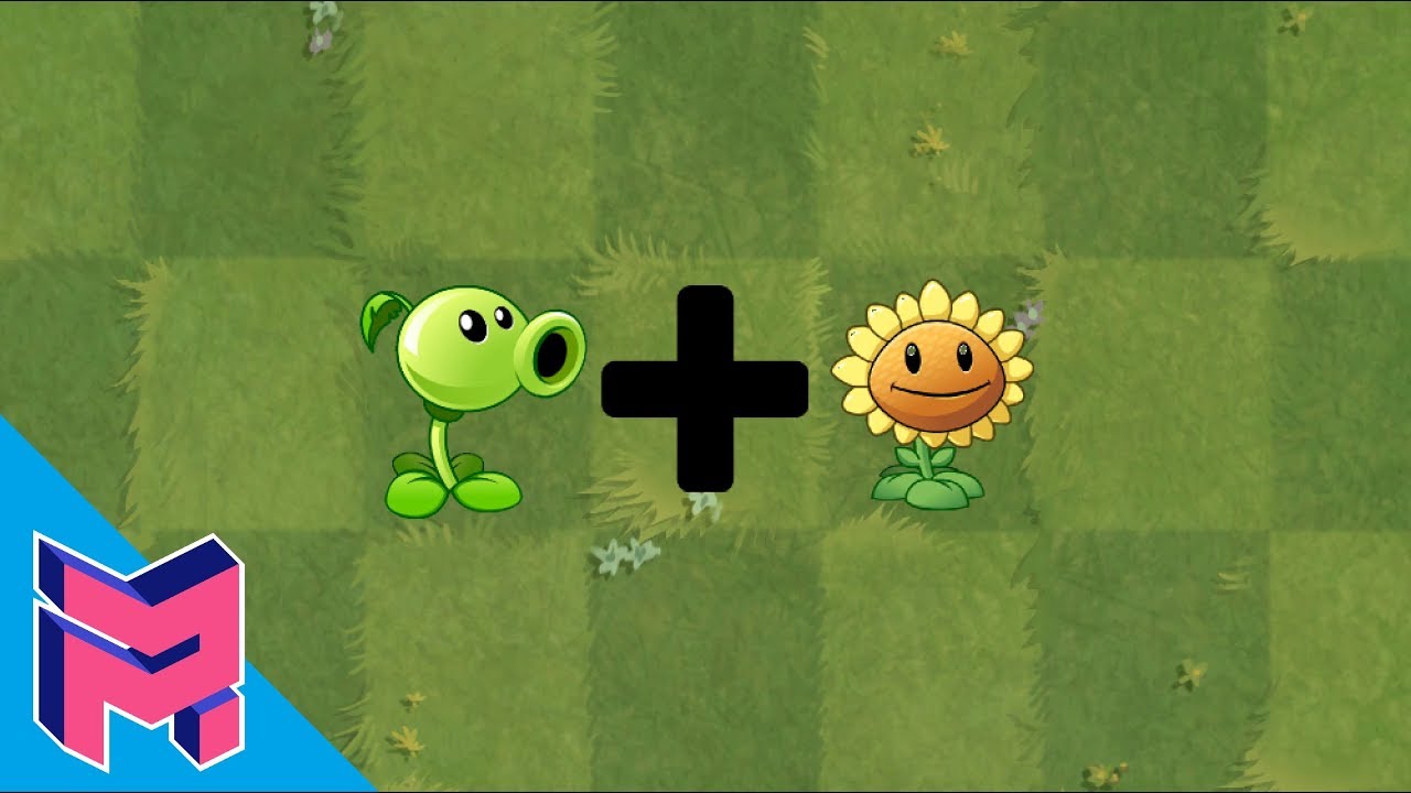 Plants Vs Zombies Fusion Hack Animation Peashooter Sunflower