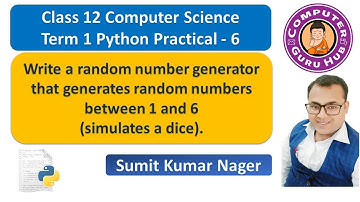 Write a random number generator that generates random numbers between 1 and 6 (simulates a dice).