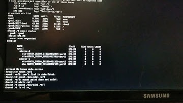 Gentoo Linux - efistub booting using dual mirror ssd vdev zfs root pool