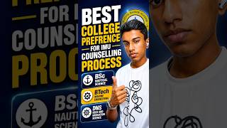 IMU-CET Counselling 2026 | Best College Preference for DNS, B.Sc & Marine Engineering #imucet #dns