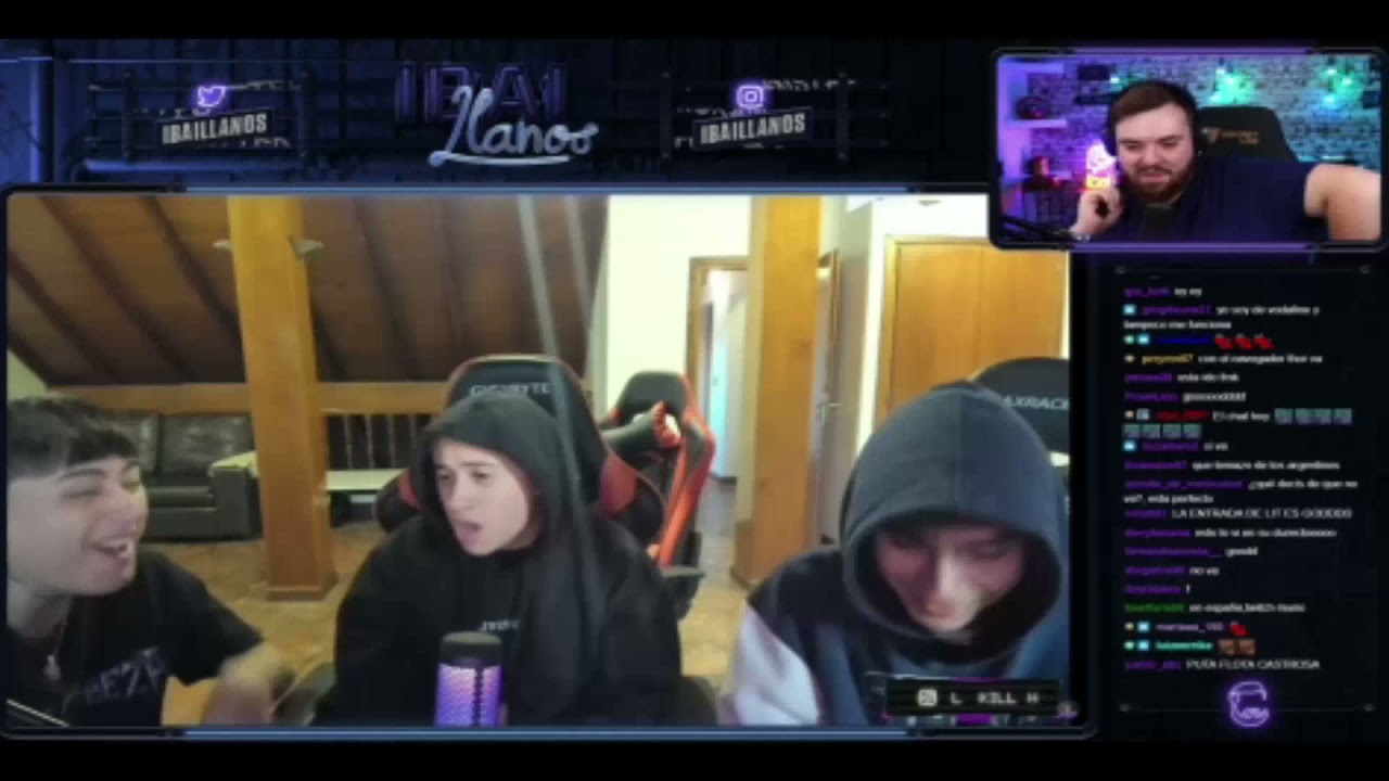 IBAI REACCIONA A FMK CON TIAGO Y RUSHERKING