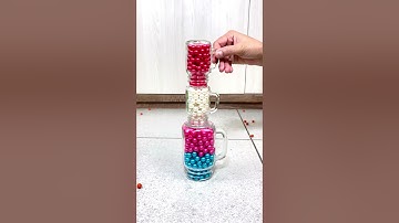 Bead Jumping Amazing ASMR #reverse #shorts #satisfying #entertaining #fun #beads #short #asmr #funny