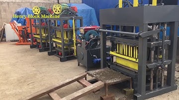QT4-30 hydraulic system machine produce 6 inches cement hollow block making machine .
