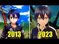 Evolution of Sword Art Online Games (2013-2023)