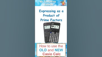 Express as a product of Prime Factors on Casio Calculator | FX-83GT X / FX-83GT CW / FX-85GT #shorts