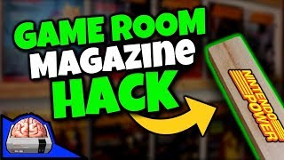 Make Your Game Room Pop! | Build Easy Custom Magazine Display Shelves | Nintendo Power Decor ideas