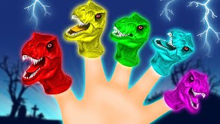 Dinosaur Finger Family | T-Rex Dinosaurs | Kids Songs and Nursery Rhymes @AllBabiesChannel