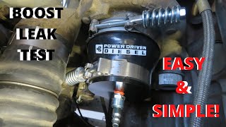 Checking for Boost Leaks in my Cummins!! Here is what I found..