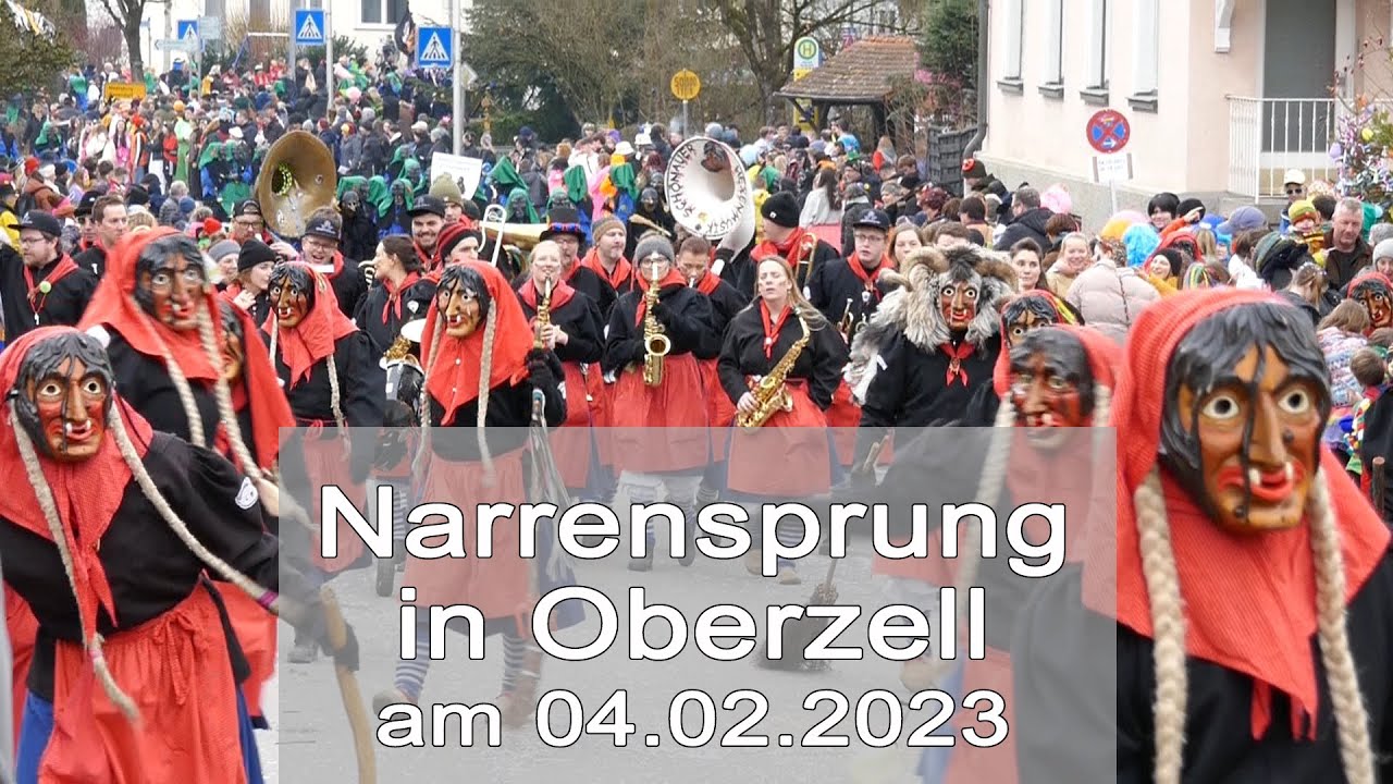 Highlights vom Narrensprung in Oberzell am 04.02.2023