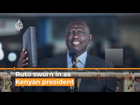 William ruto inaugurated as kenya’s 5th president | al jazeera newsfeed