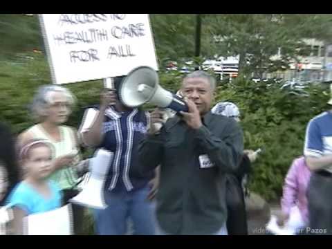 Pedro Rodriguez speaks at Philadelphia vigil