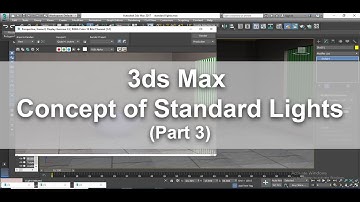 3DsMax Tutorials, Learn Concept of Standard Lights in 3dsmax ( Part 3)(For Beginners)