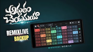 Adbhutham cheyumaya Remixlive Backup (loops) | Musical Mobile |