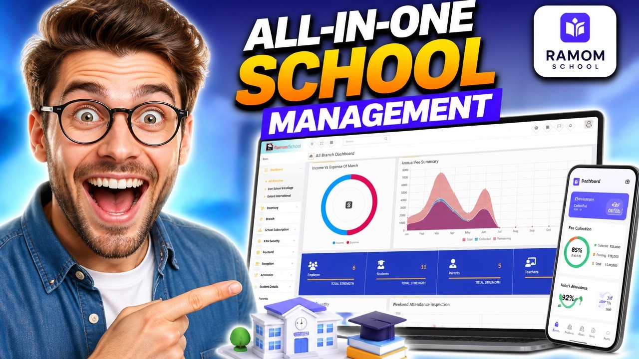Ramom School - SaaS Multi Branch School Management System - YouTube