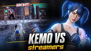 KEMO vs Streamers But [-0.1Sec Aim Switch] | BGMI 🔱