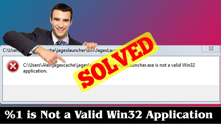 [SOLVED] %1 is Not a Valid Win32 Application Error Issue