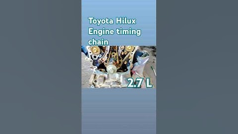 How to Replace the Timing chain/Toyota Hilux Engine timing chain Mark//#automobile#mechanic#viral v