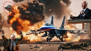 Russian Su-30 Su-57 Shot Down by Ukraine Missile supplied by U.S In Southern Ukraine