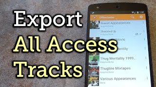 Download Songs from Google Play Music All Access for Offline Playback - Android [How-To] screenshot 1