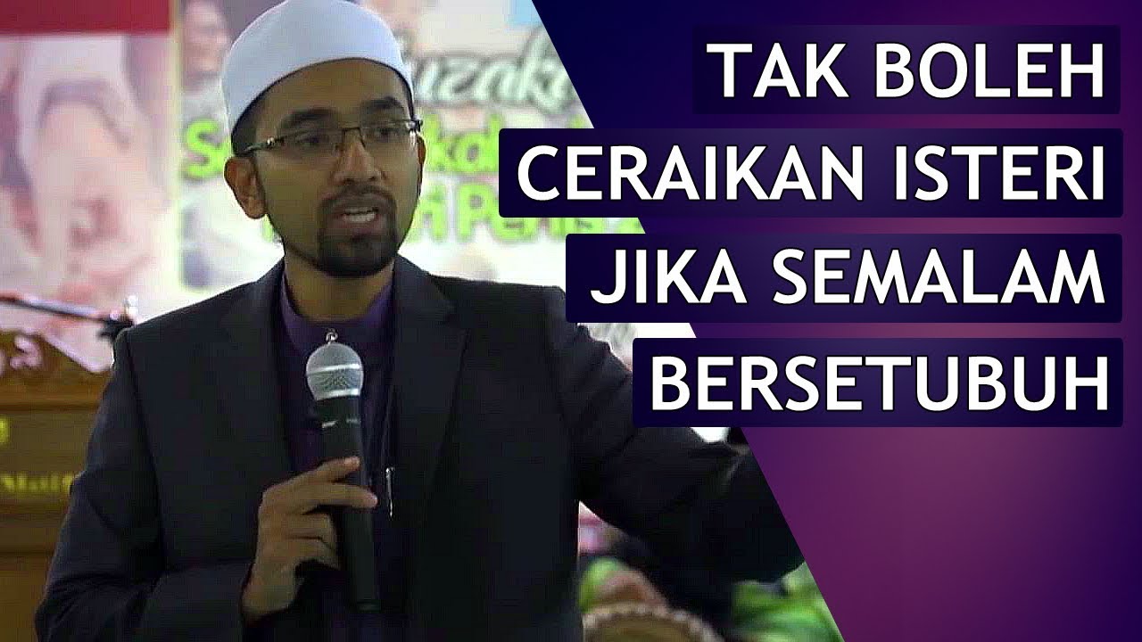 DR ROZAIMI RAMLE || Tak Boleh Ceraikan Isteri Jika Baru Bersetubuh, Kena Tunggu Haid & Suci Dulu
