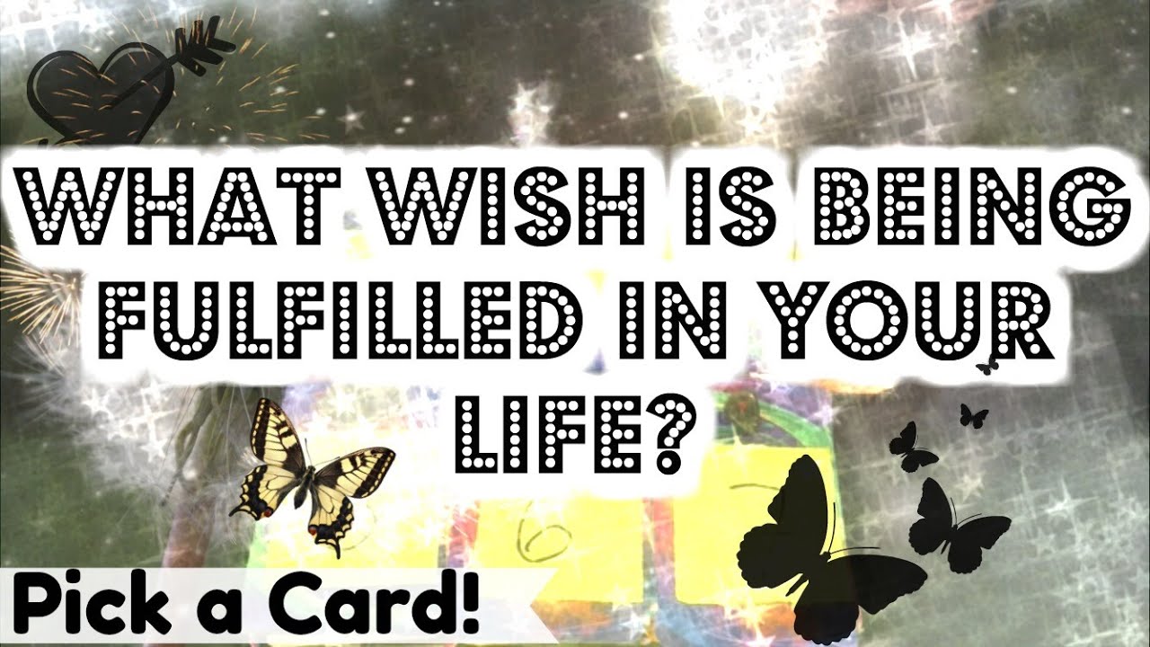 ✨WHAT WISH IS BEING FULFILLED RIGHT NOW?!✨*PICK A CARD* LOVE? CAREER? WHAT PRAYER HAS BEEN ANSWERED?