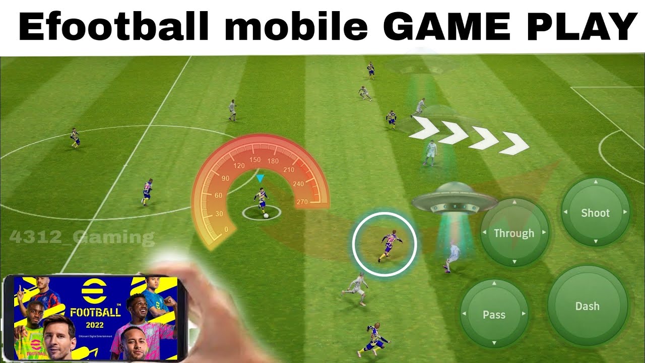 eFootball Pes 2022 Mobile - Gameplay Oficial e Novos Comandos! 