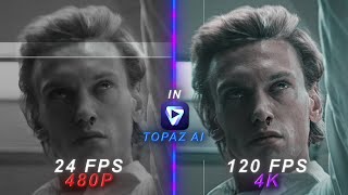 Secret High Quality and Smooth 120 Fps Method - Topaz Ai