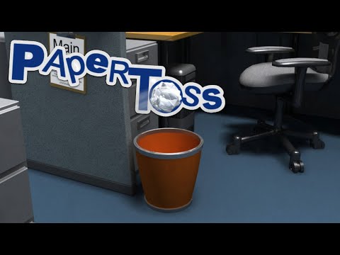 Paper Toss (2009) - App Gameplay