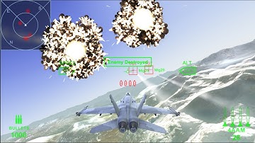 Modern Air Combat Game Developed With Unity3D