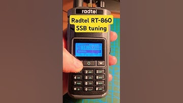 Radtel RT-860 SSB tuning