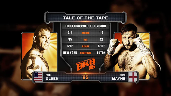 ERIC OLSEN VS GREG MAYNE PRO BARE KNUCKLE BOXING #...