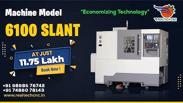Model : 6100 SLANT Bed | RealTech CNC Machine VD- 353