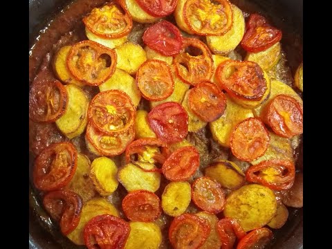 اطيب صينية كفتة بالبندورة والبطاطا بطريقتي الخاصة