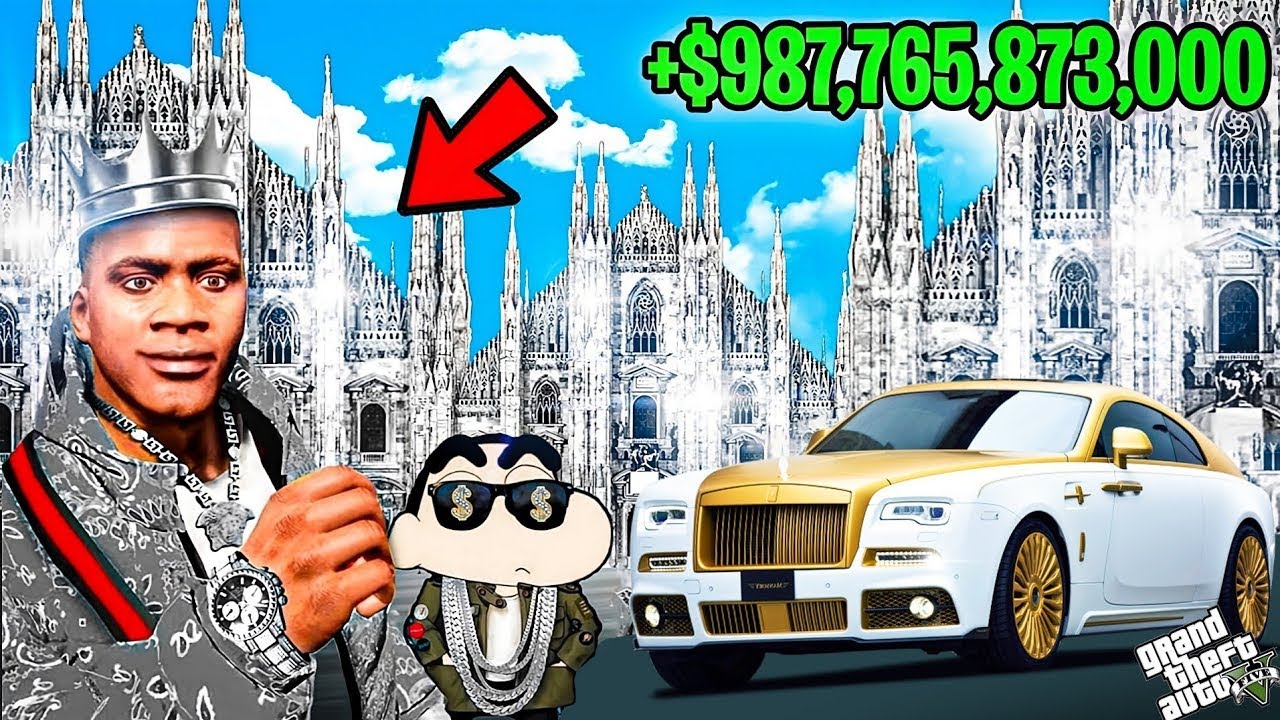 FRANKLIN TOUCH ANYTHING BECOME DIAMOND ll EVERYTHING IS FREE IN GTA 5