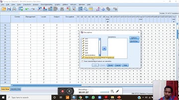 How to calculate measures of central tendency and dispersion for single variable in SPSS