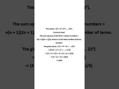 Sum of Squares