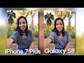 Samsung Galaxy S8 Camera vs iPhone 7 Plus!