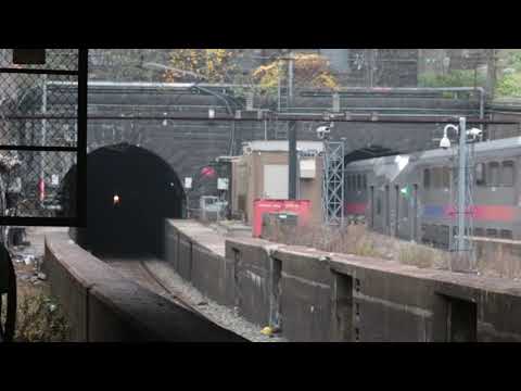 Hudson River Tunnel West Portal - NYP-Bound NJ TRANSIT Train