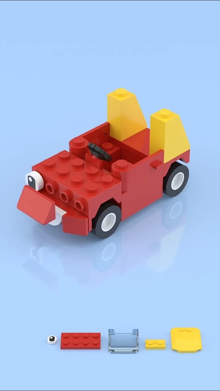 🚗✨ LEGO Little Tikes Cozy Coupe! Nostalgic Mini Ride
